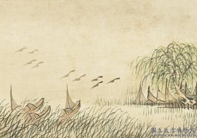 图片[3]-Album of landscape paintings by Hu Gui, Qing dynasty-China Archive